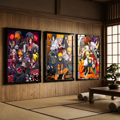 Naruto: Shinobi Saga 3D Poster