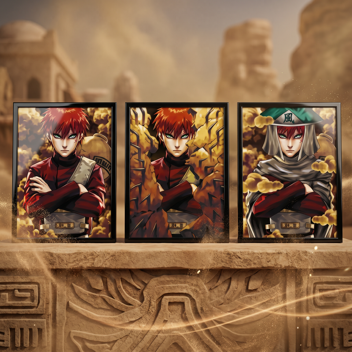 Naruto: Gaara of the Desert 3D Poster