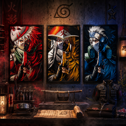 Naruto: Kakashi 3D Poster