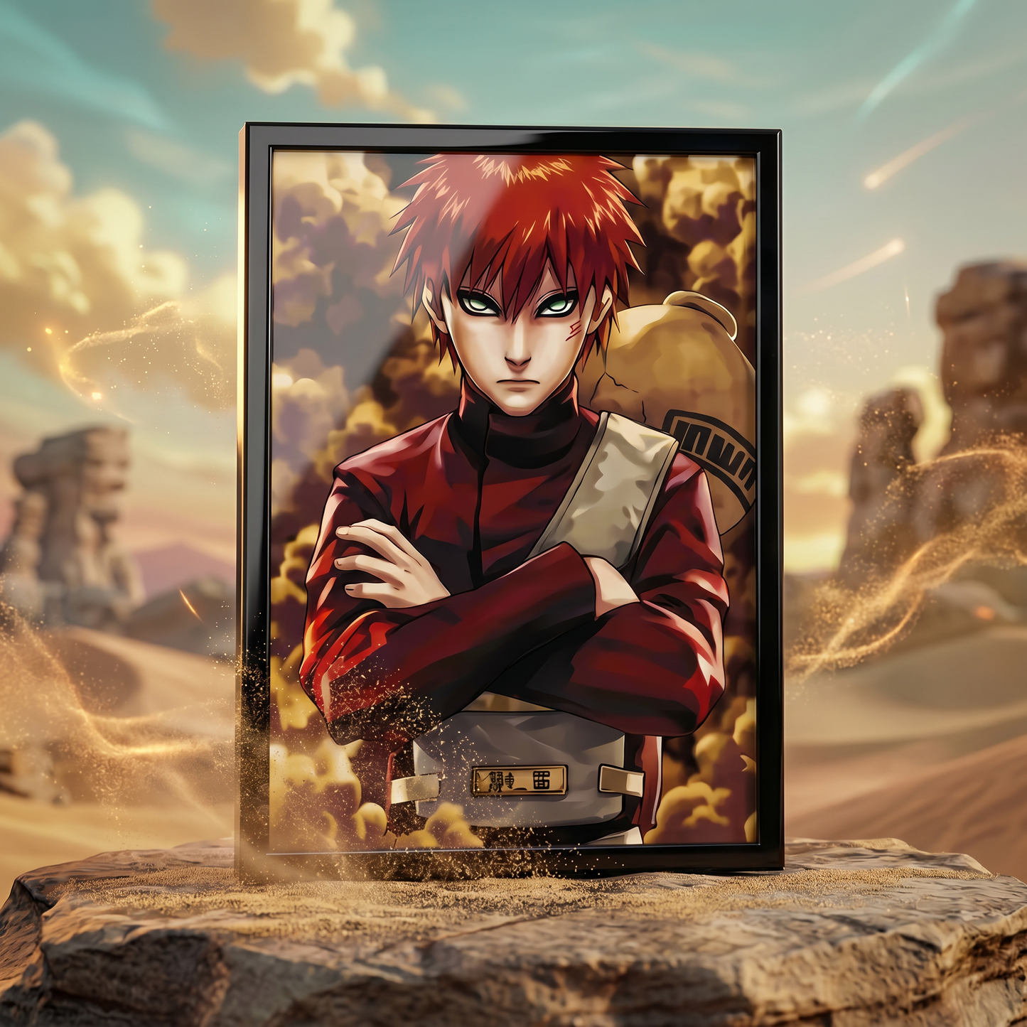 Naruto: Gaara of the Desert 3D Poster