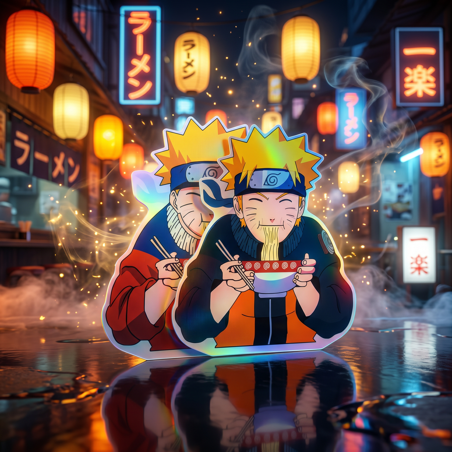 Naruto 3D Stickers