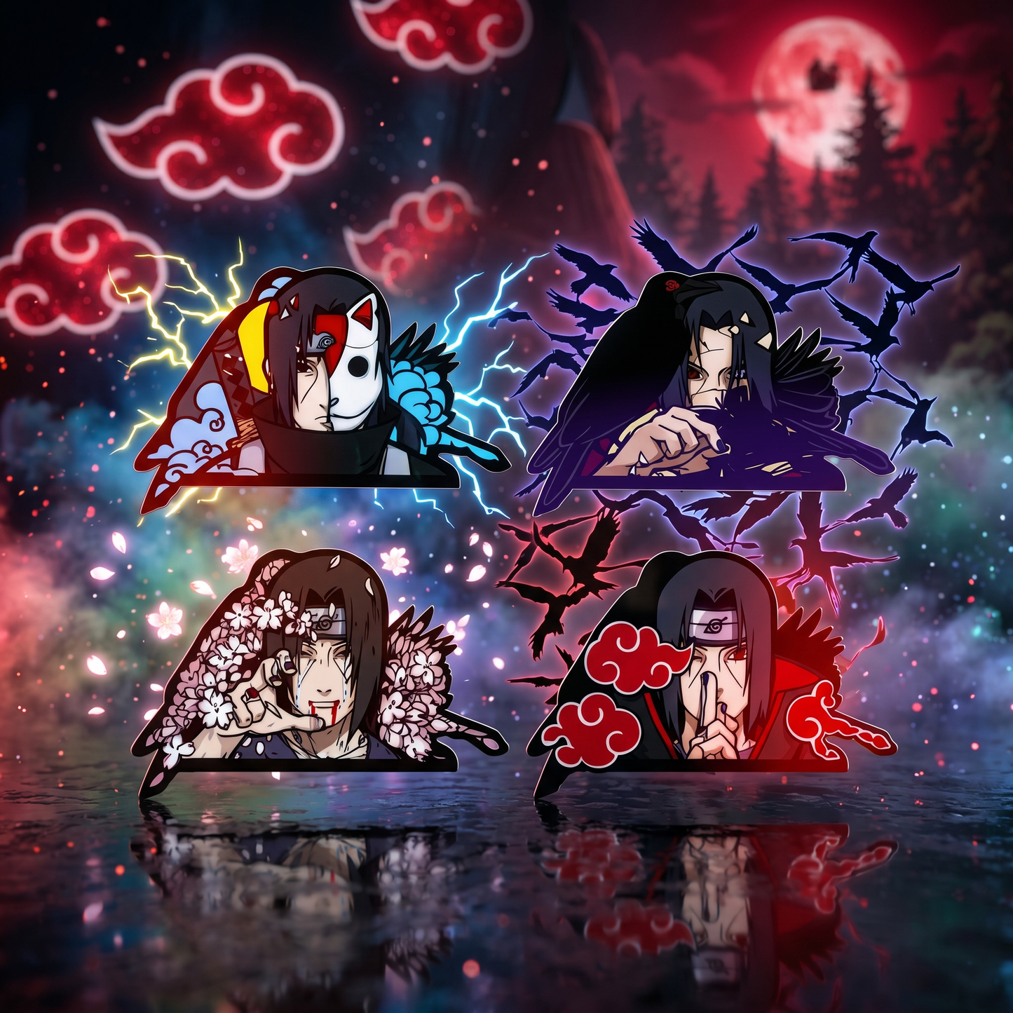 Itachi 3D Stickers