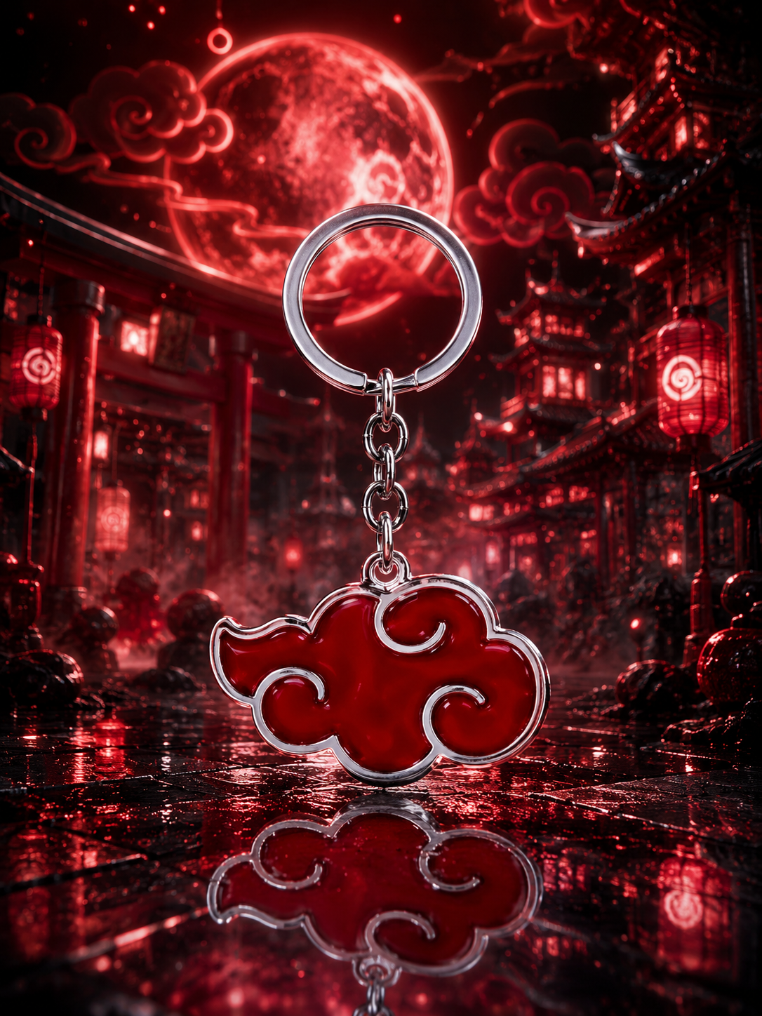 Naruto: Akatsuki Cloud Keychains