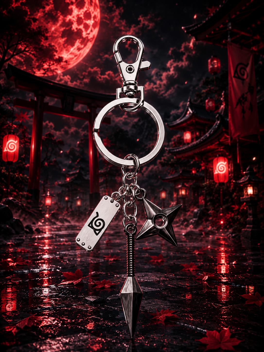 Naruto: Shinobi Arsenal & Clan Icon Keychains