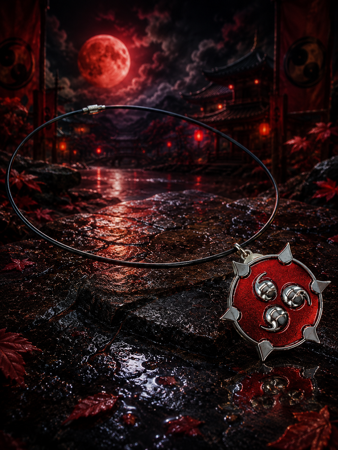 Naruto: Sharingan Pendant Necklaces