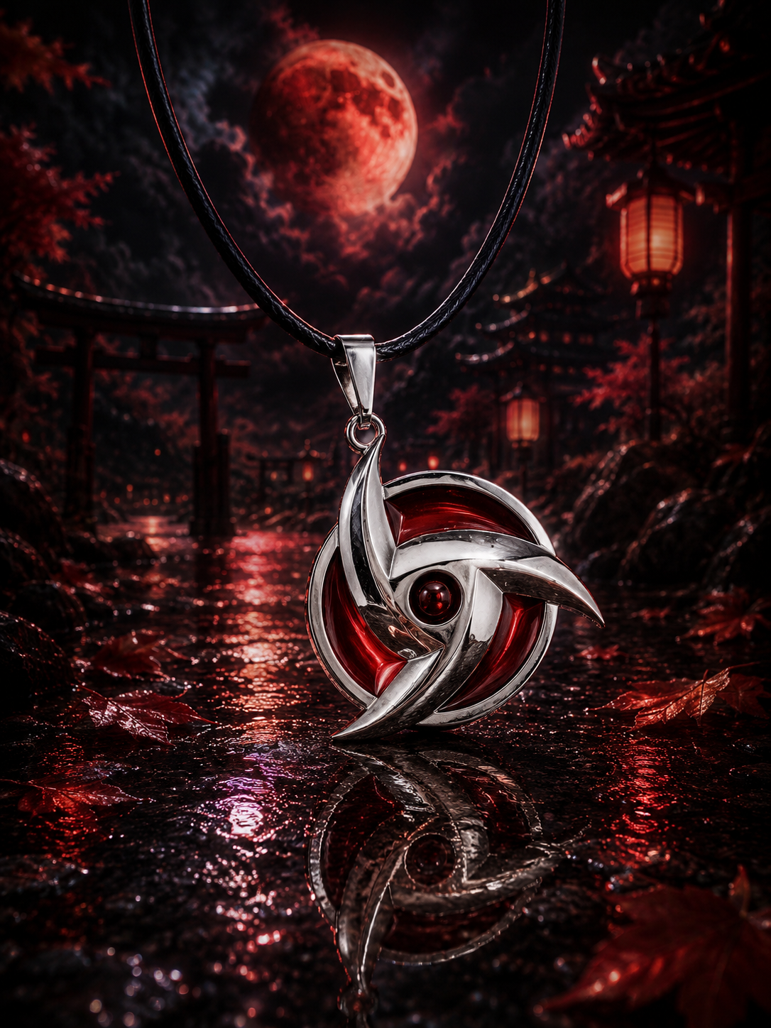 Naruto: Sharingan Pendant Necklaces
