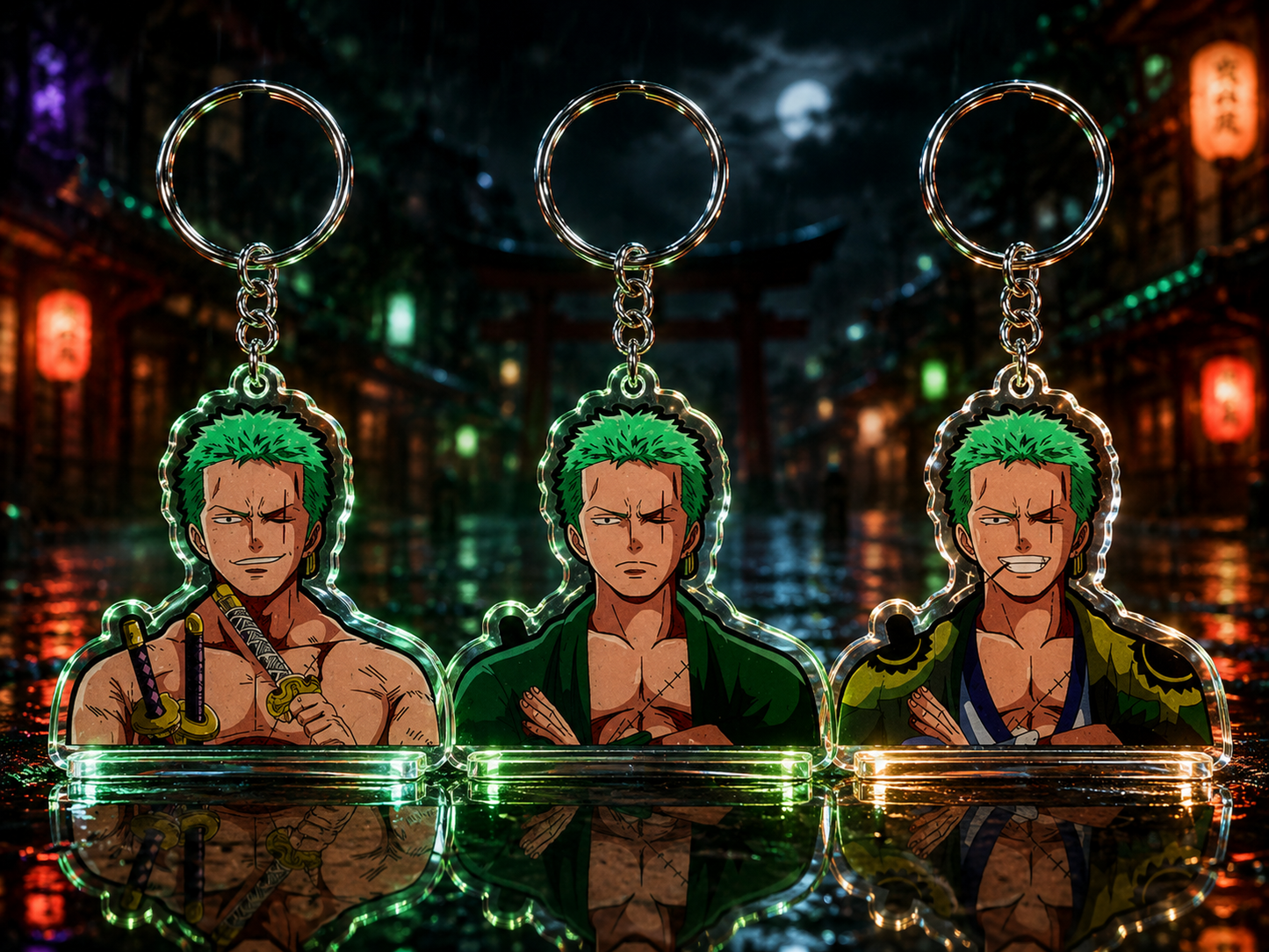 One Piece 3D Keychains