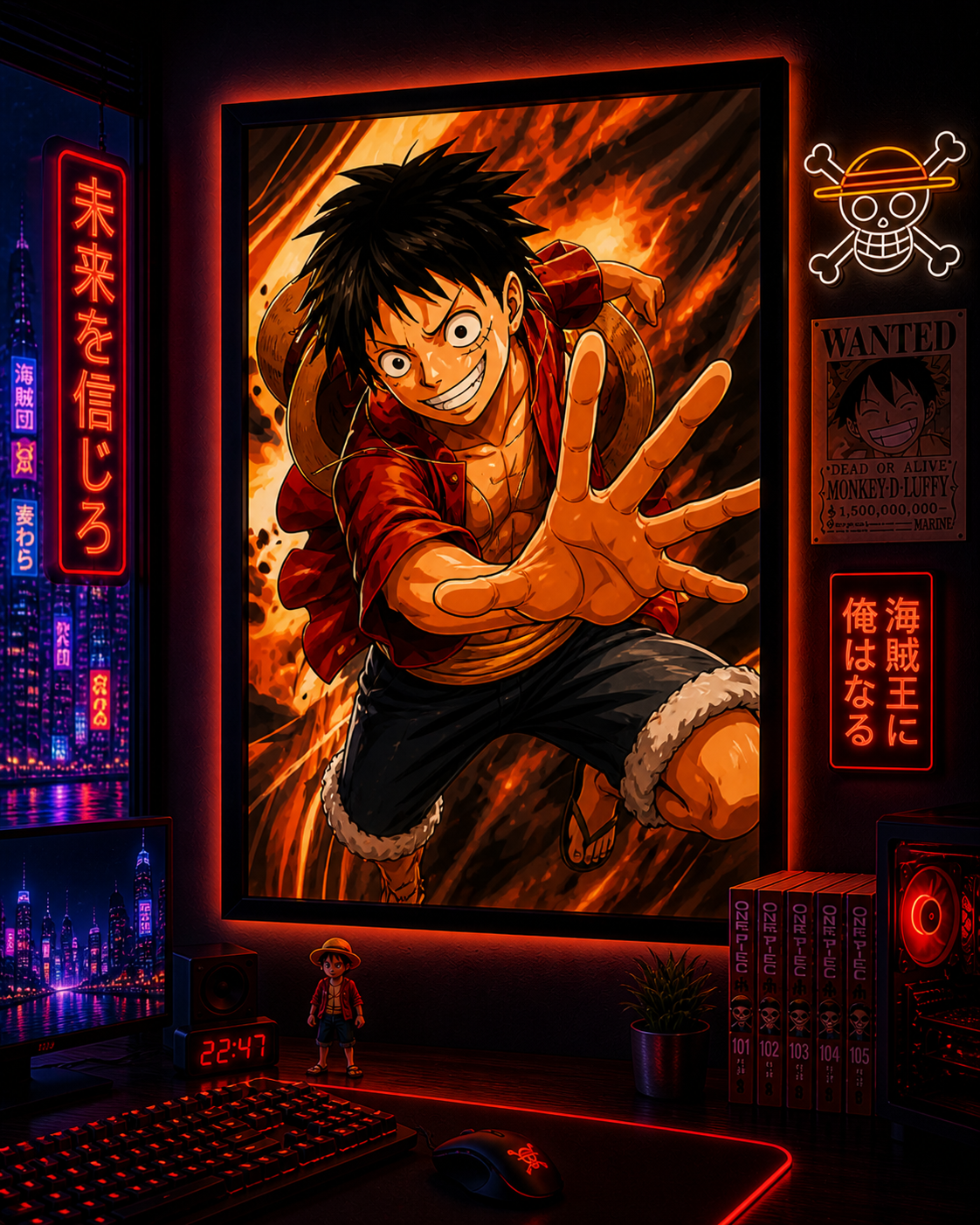 One Piece: Monster Trio 3D Poster