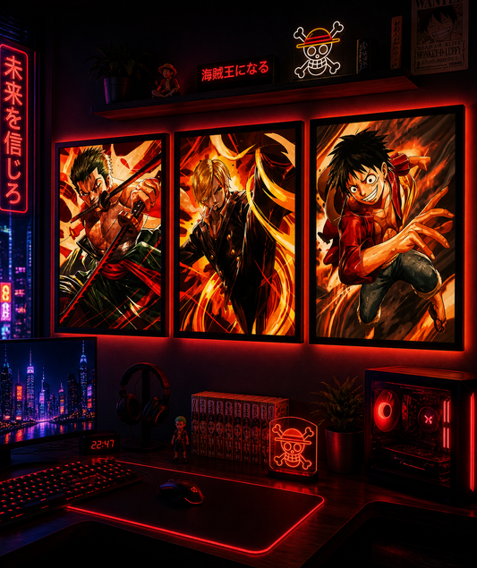 One Piece: Monster Trio 3D Poster