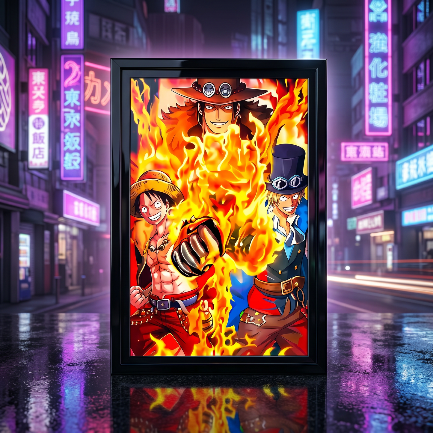 One Piece: Eternal Brotherhood Trio 3D Poster