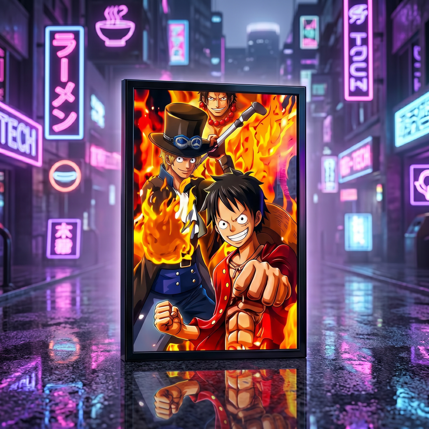 One Piece: Eternal Brotherhood Trio 3D Poster