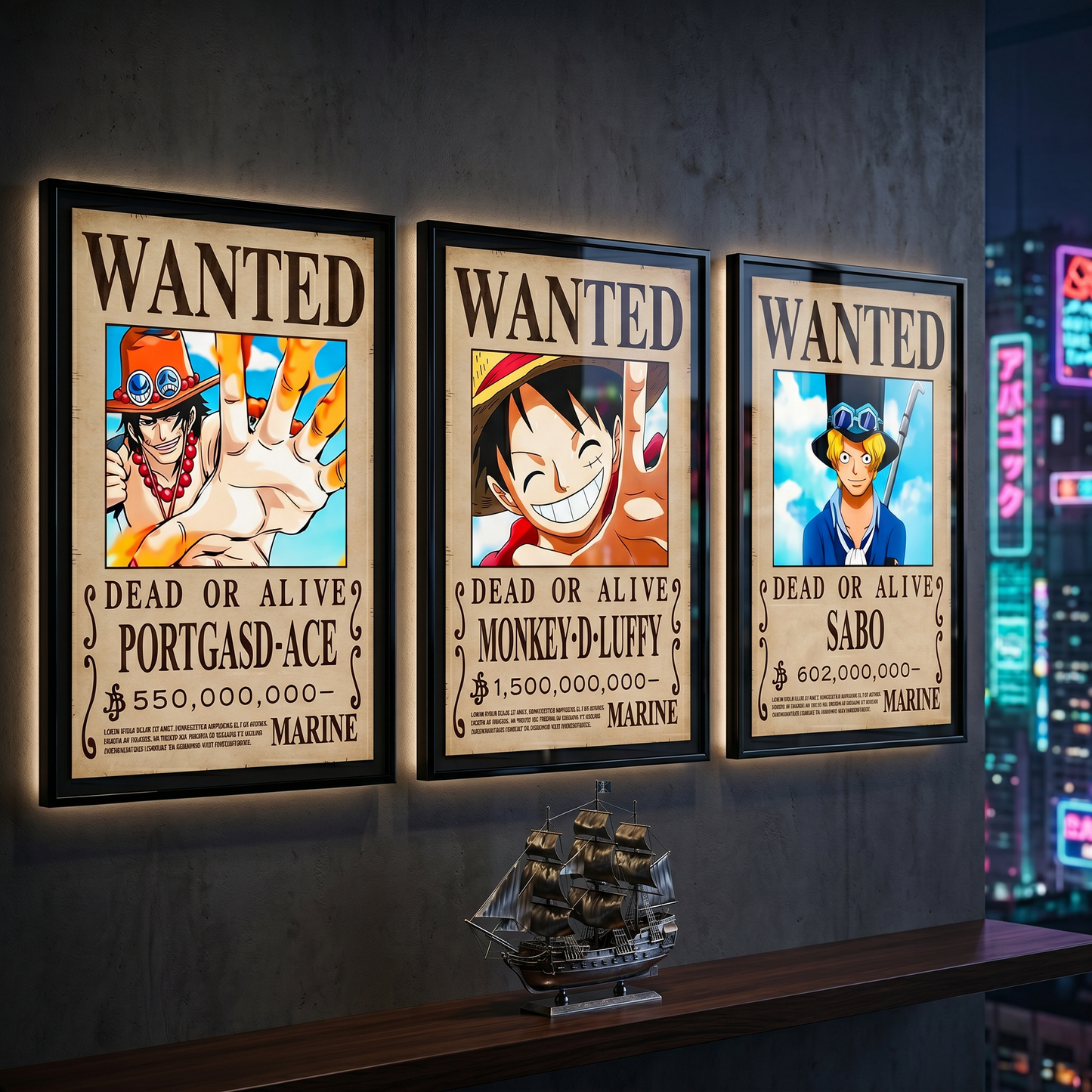 One Piece: Brotherhood Bounties 3D Poster