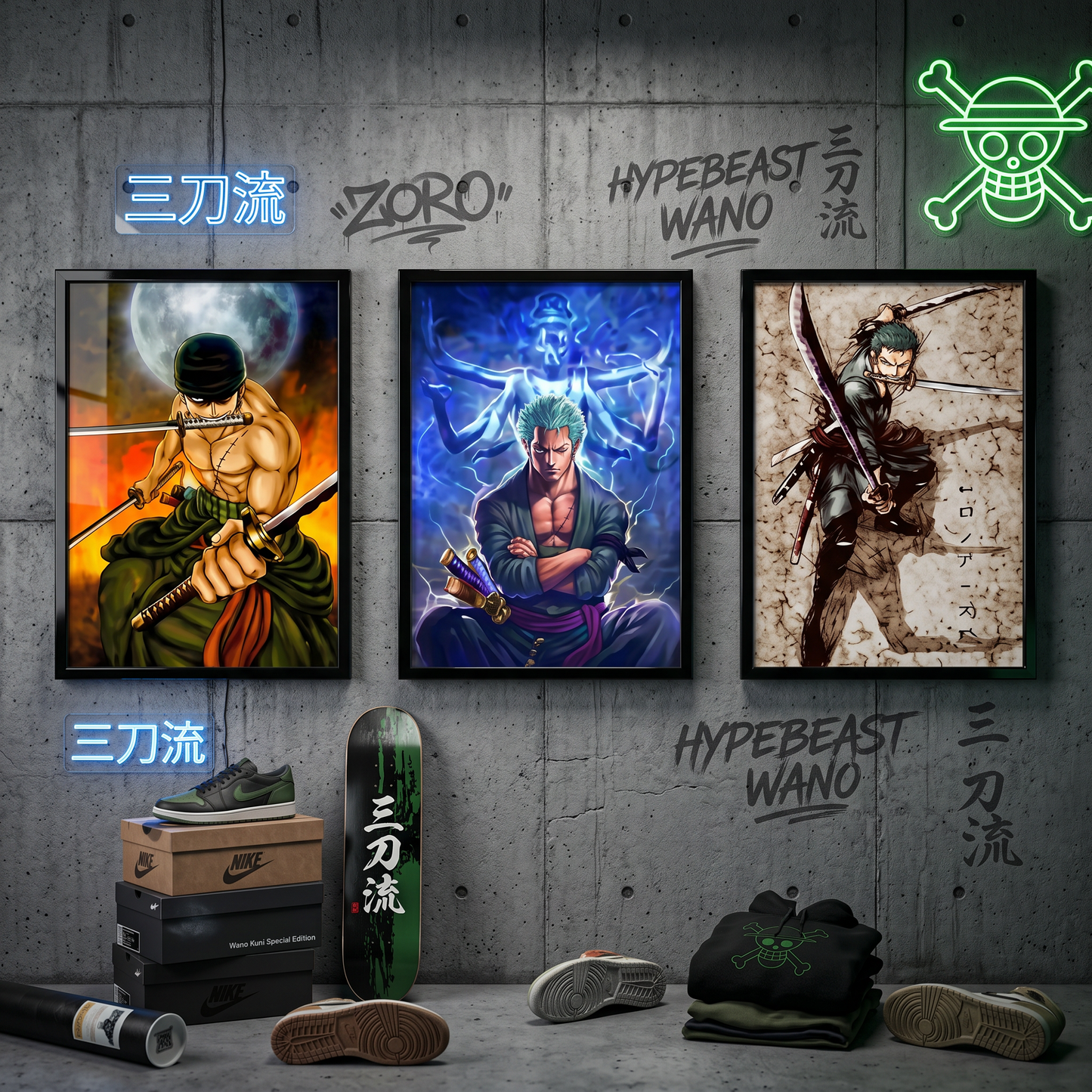 One Piece: Roronoa Zoro 3D Poster