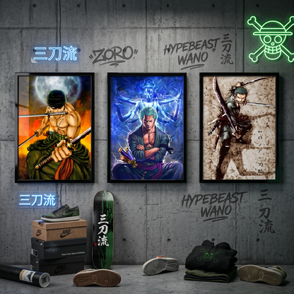 One Piece: Roronoa Zoro 3D Poster
