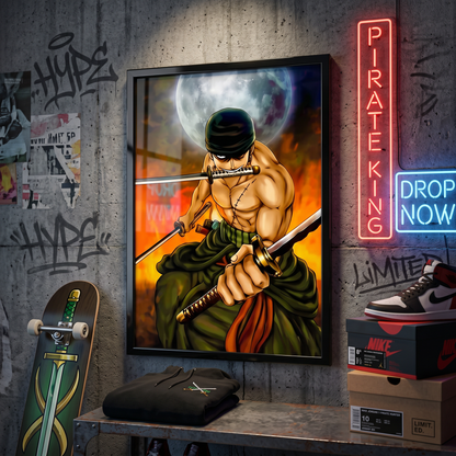 One Piece: Roronoa Zoro 3D Poster