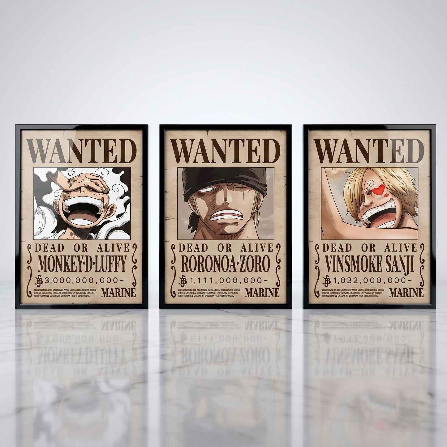 One Piece: Monster Trio Bounty 3D Poster