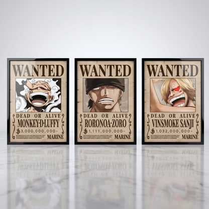 One Piece: Monster Trio Bounty 3D Poster