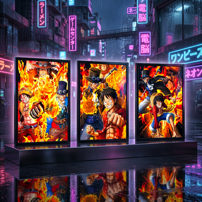 One Piece: Eternal Brotherhood Trio 3D Poster