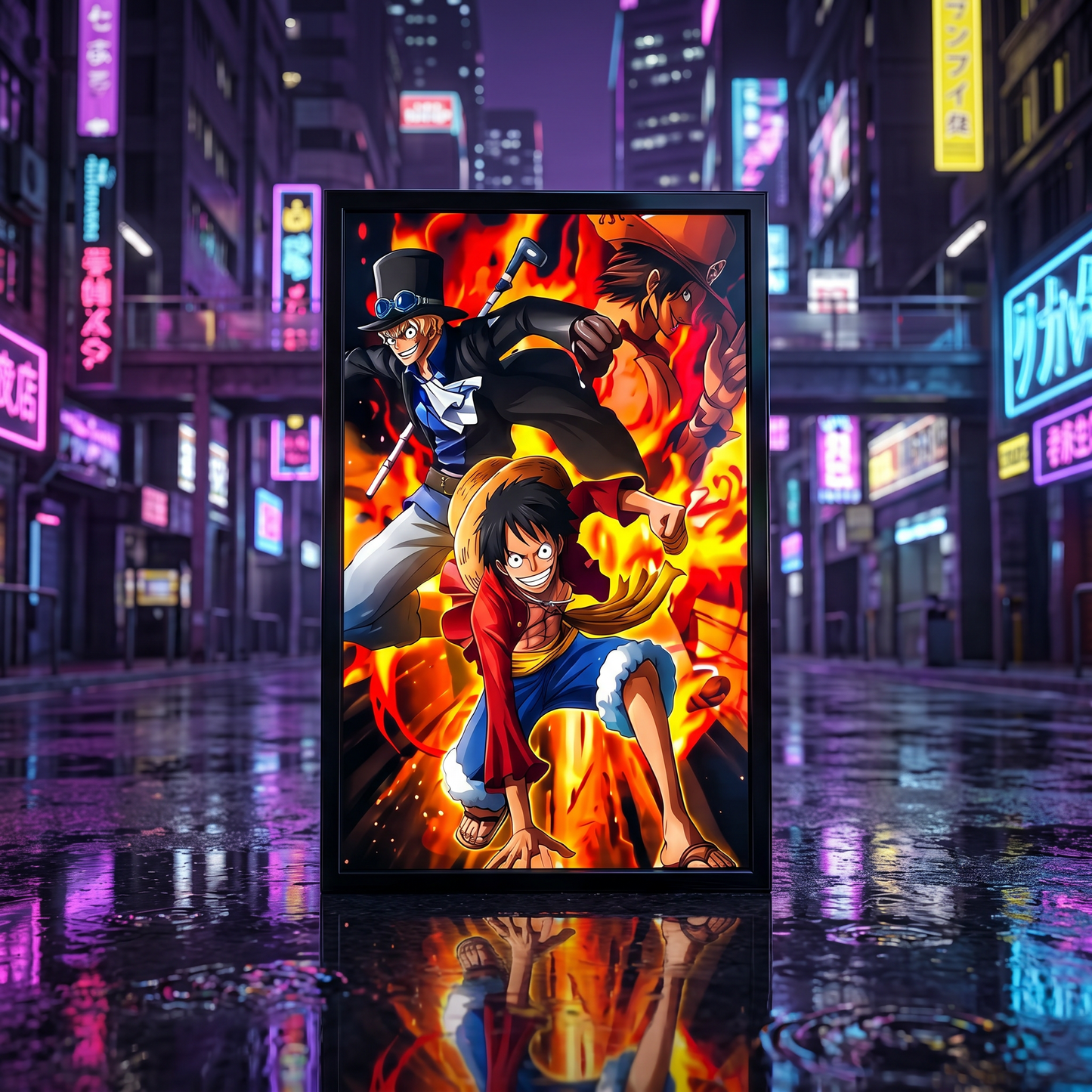 One Piece: Eternal Brotherhood Trio 3D Poster