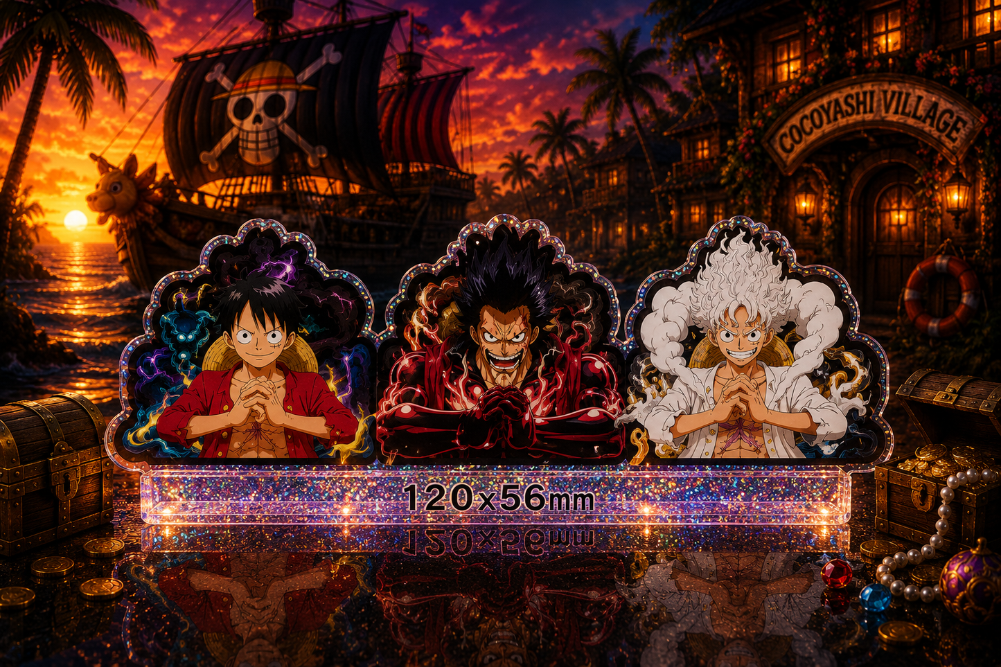 One Piece: Luffy 3D Stickers
