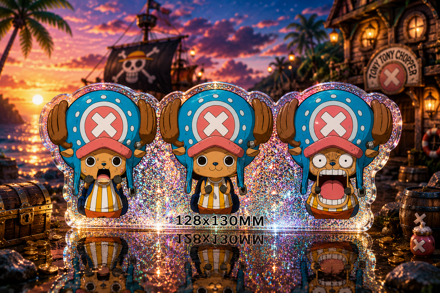 One Piece: Tony Tony Chopper 3D Sticker