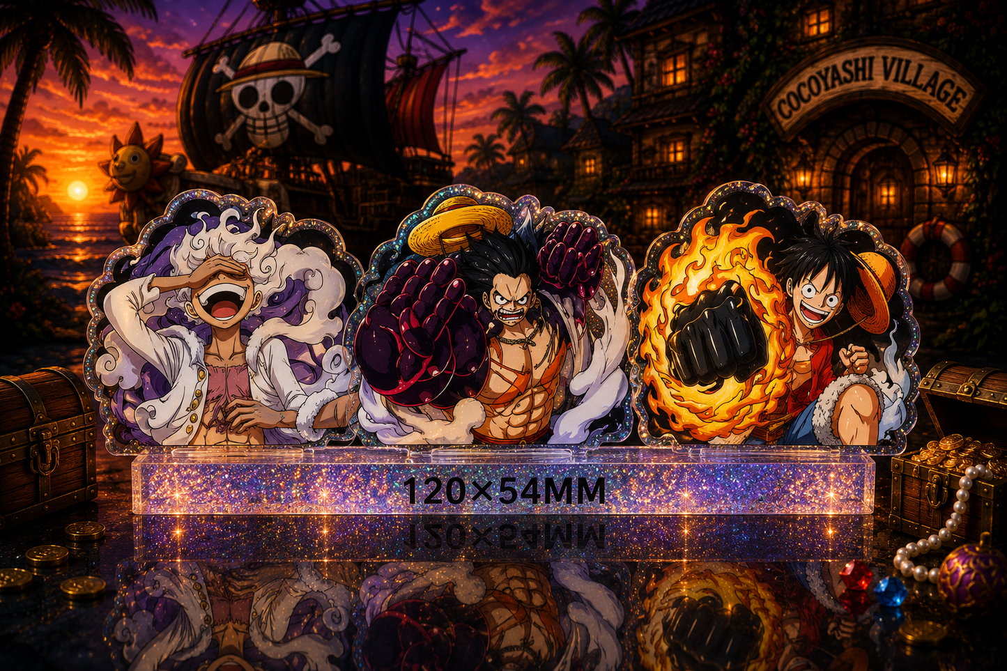 One Piece: Luffy 3D Stickers