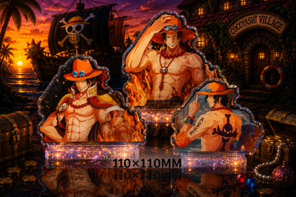 One Piece: Ace 3D Stickers