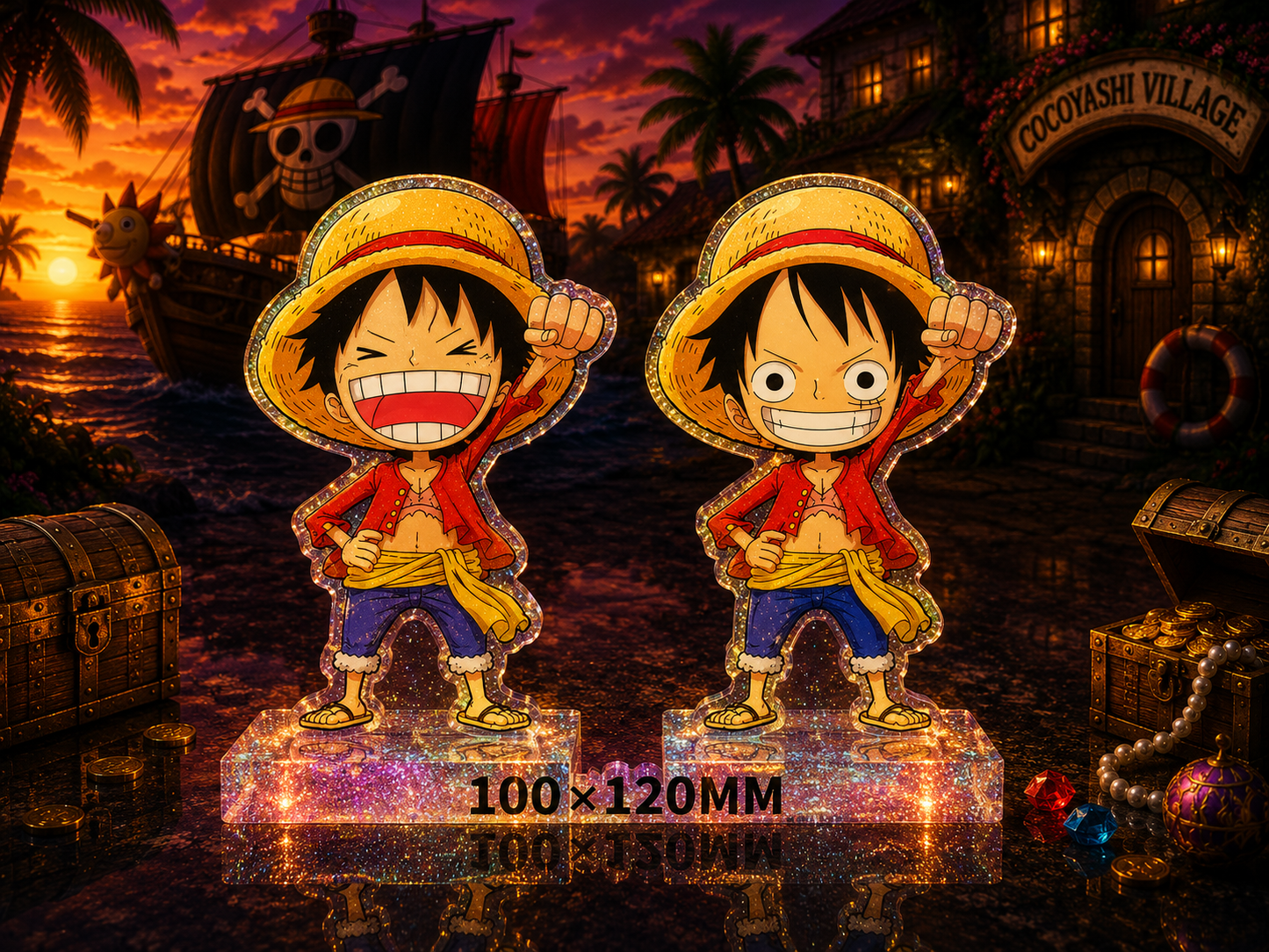 One Piece: Luffy 3D Stickers