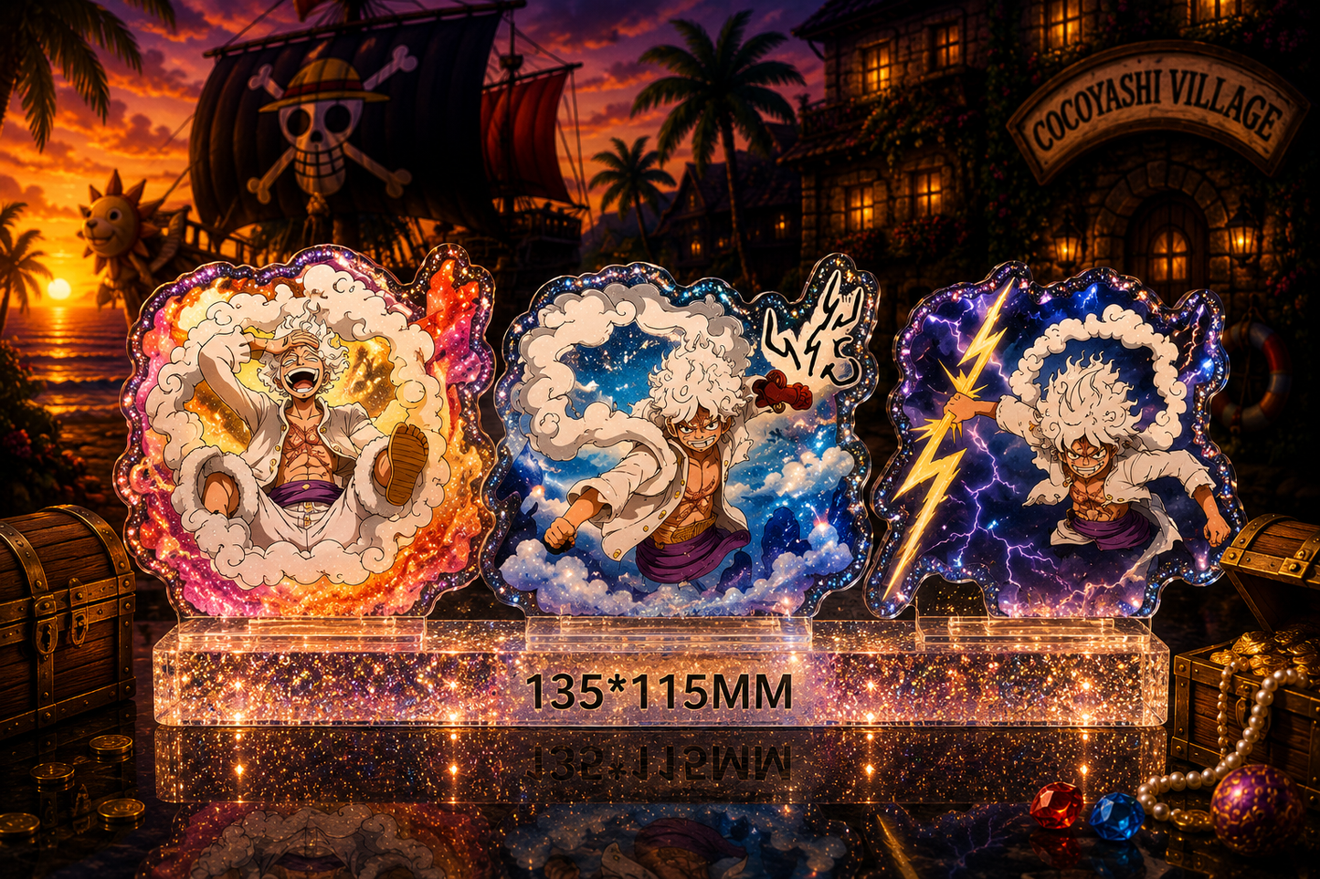One Piece: Luffy 3D Stickers