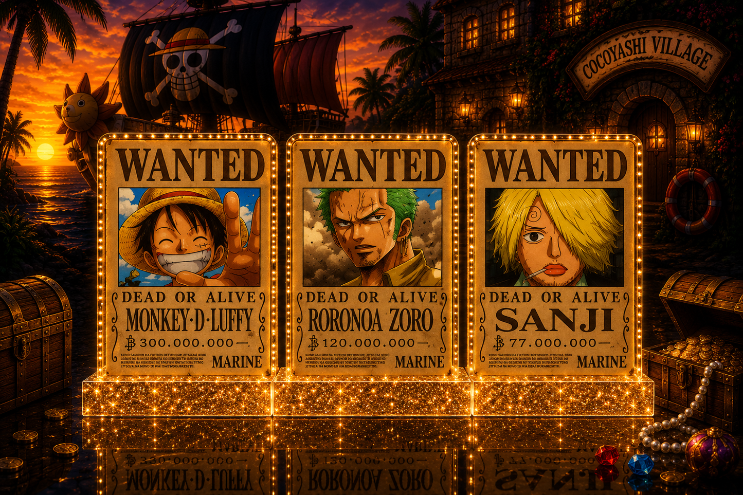 One Piece: Most Wanted 3D Stickers