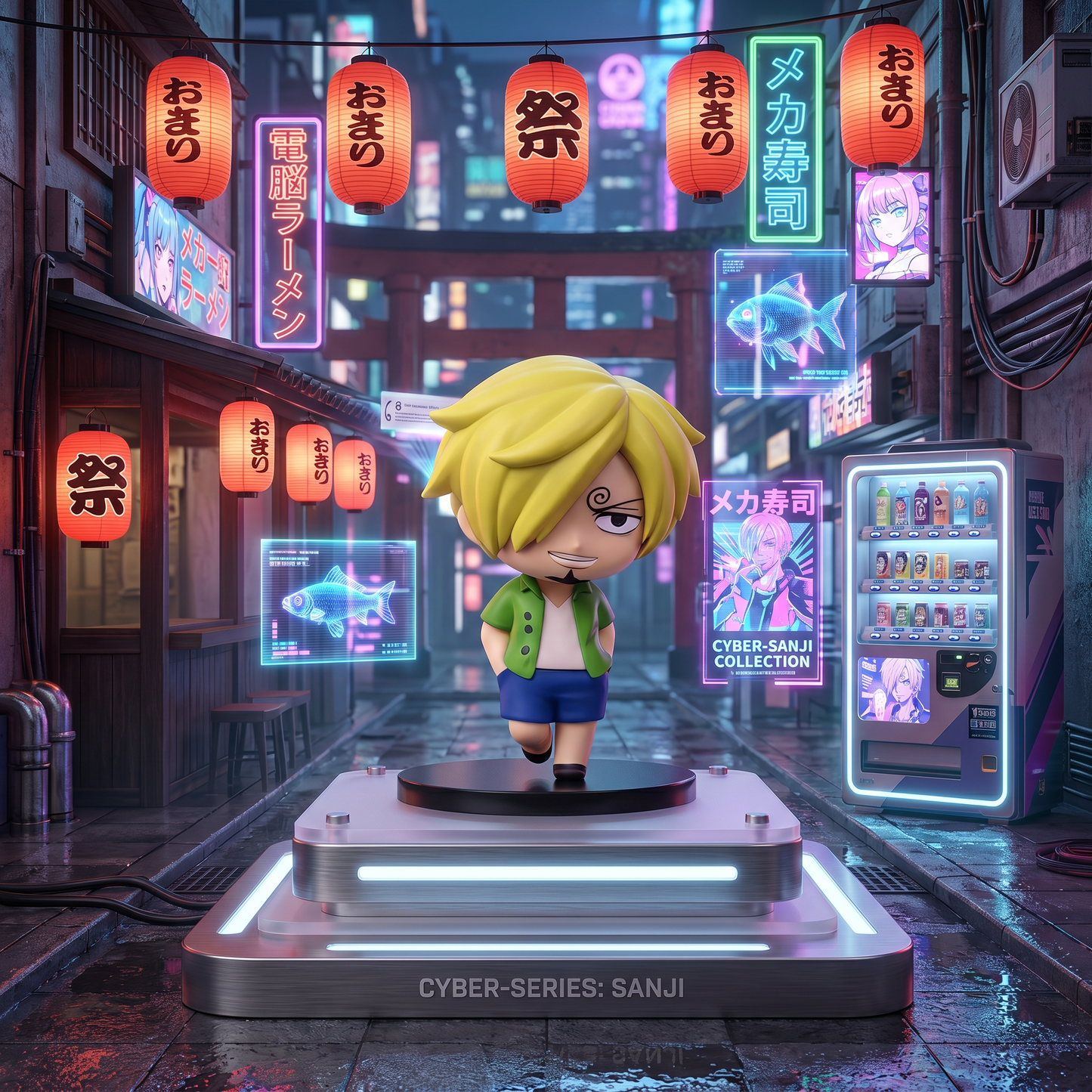 One Piece Street Collectible Minis