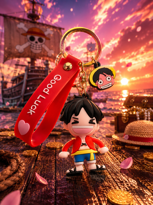 One Piece: 3D Luffy Wristlet Keychain