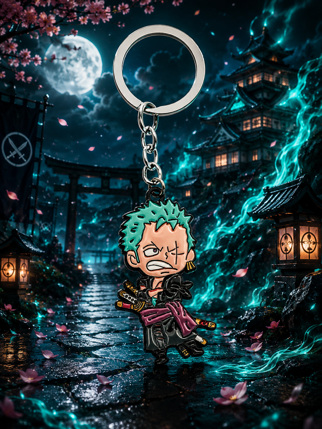 One Piece: Metal Character Keychains