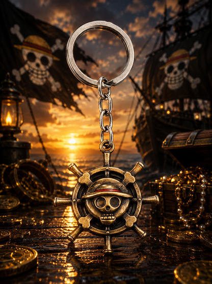 One Piece: Bronze Emblem Keychains