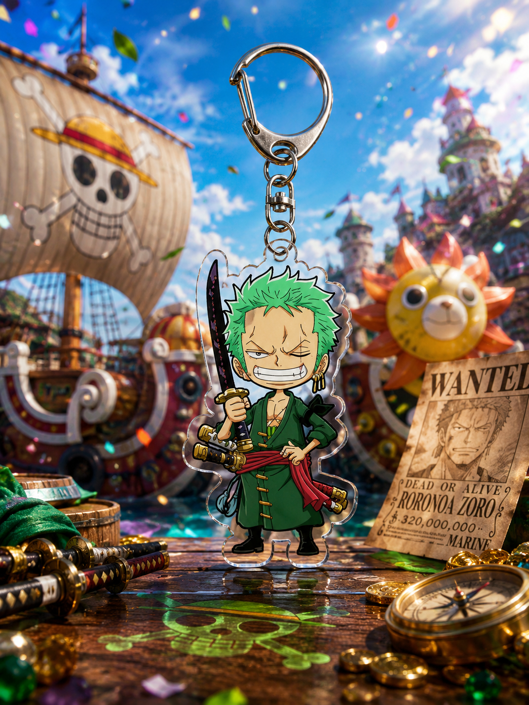 One Piece: Chibi Acrylic Keychains