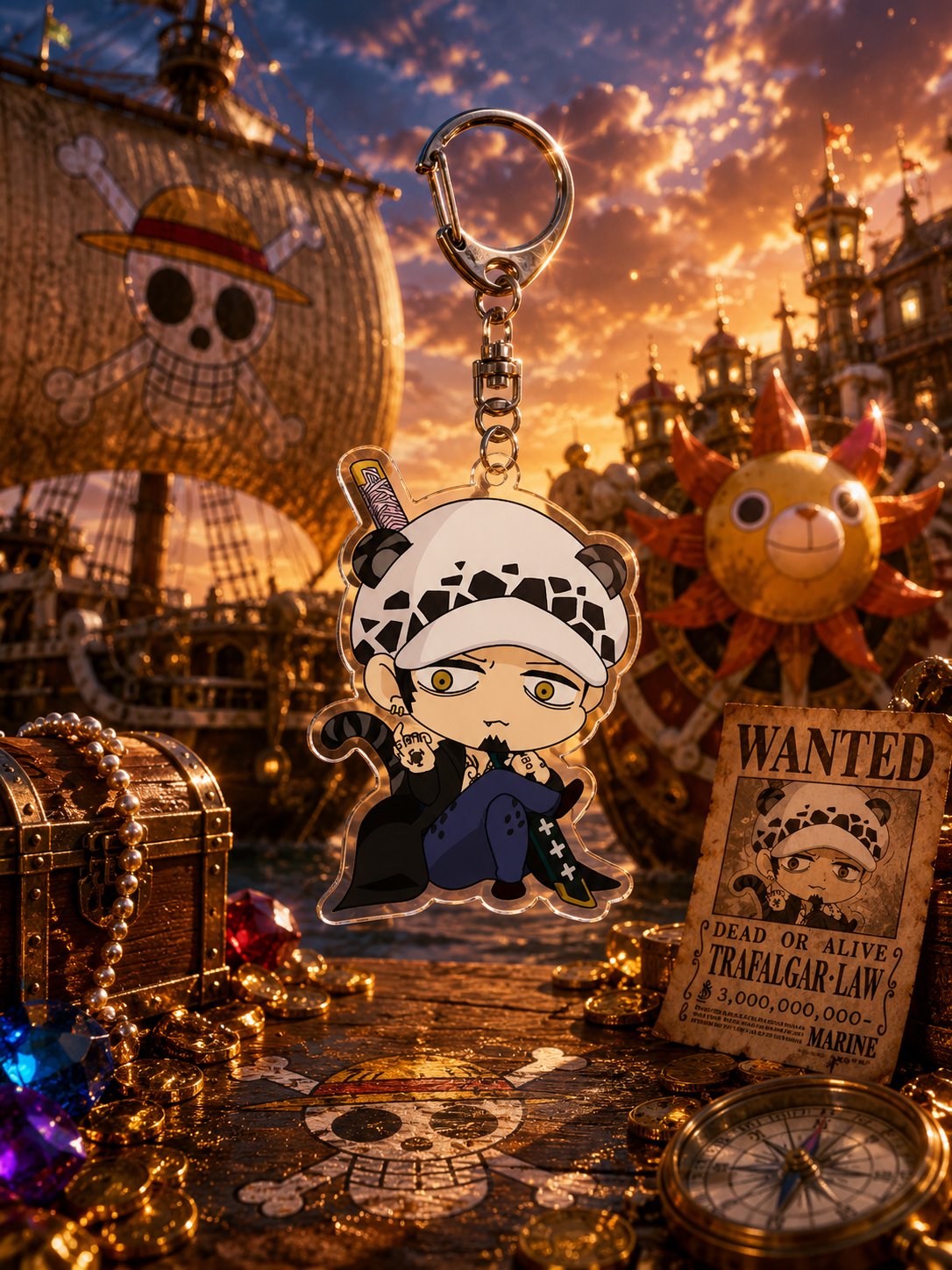 One Piece: Chibi Acrylic Keychains