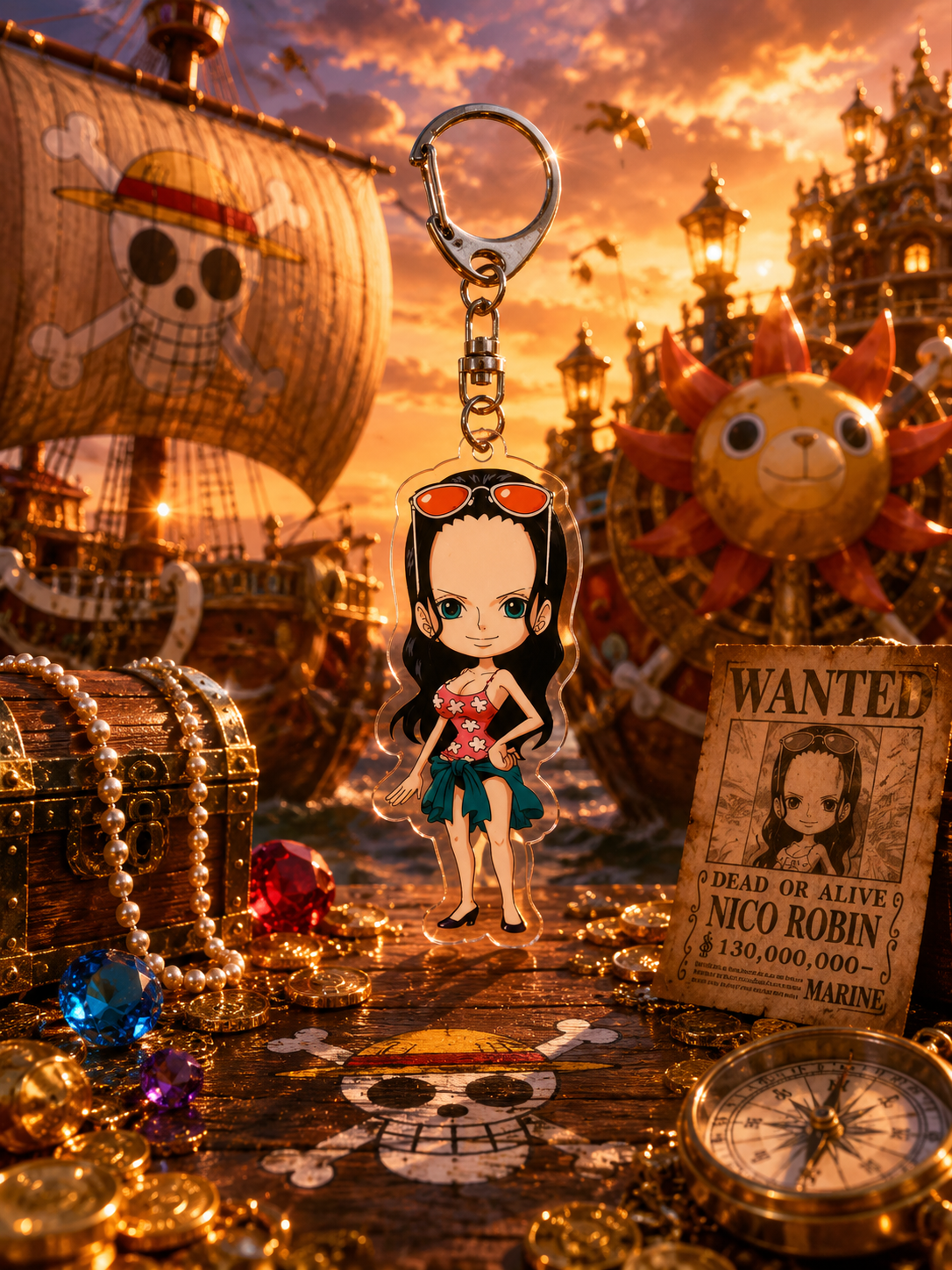 One Piece: Chibi Acrylic Keychains