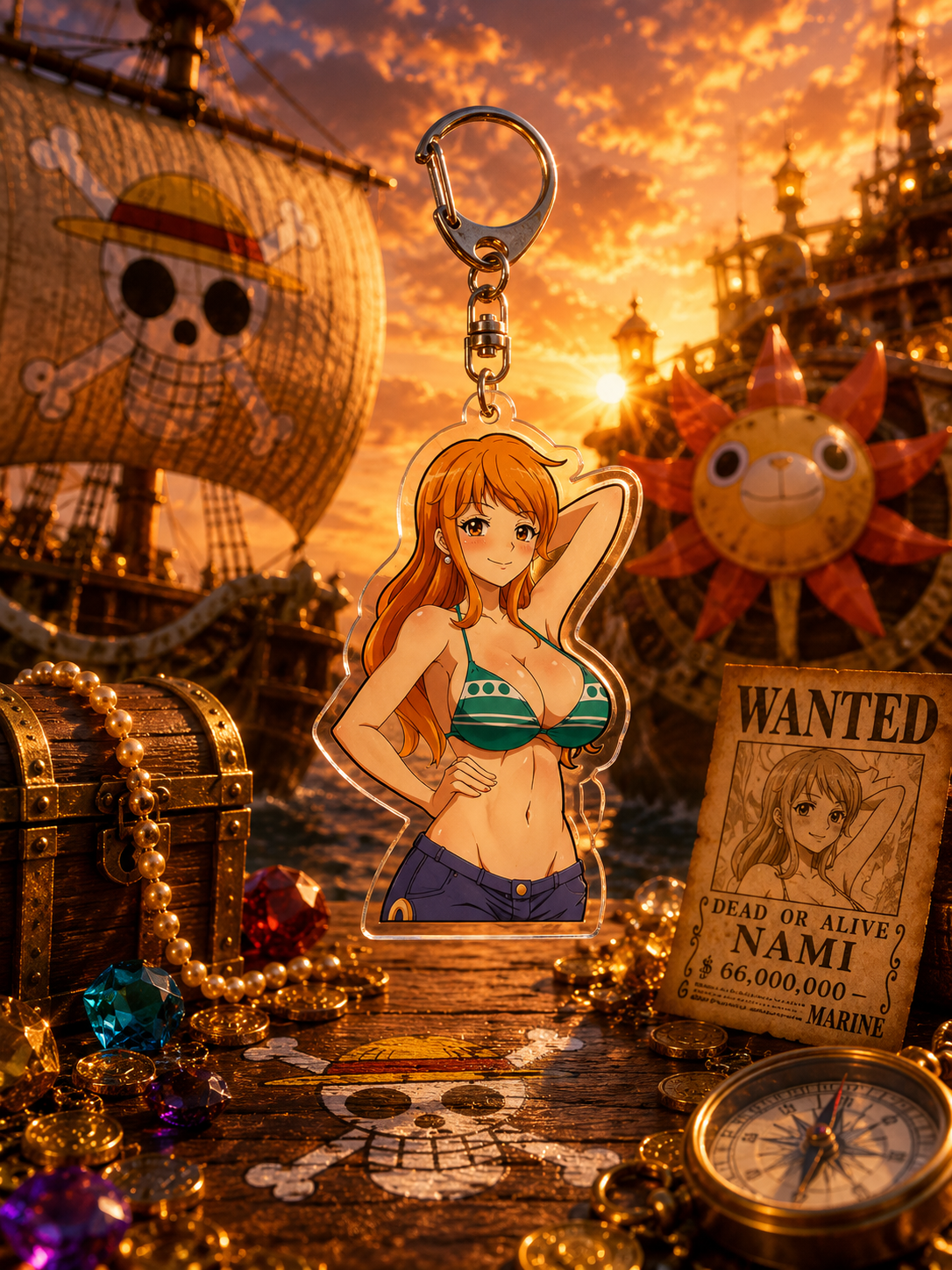 One Piece: Chibi Acrylic Keychains