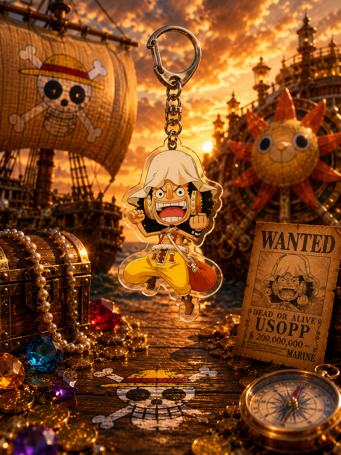 One Piece: Chibi Acrylic Keychains