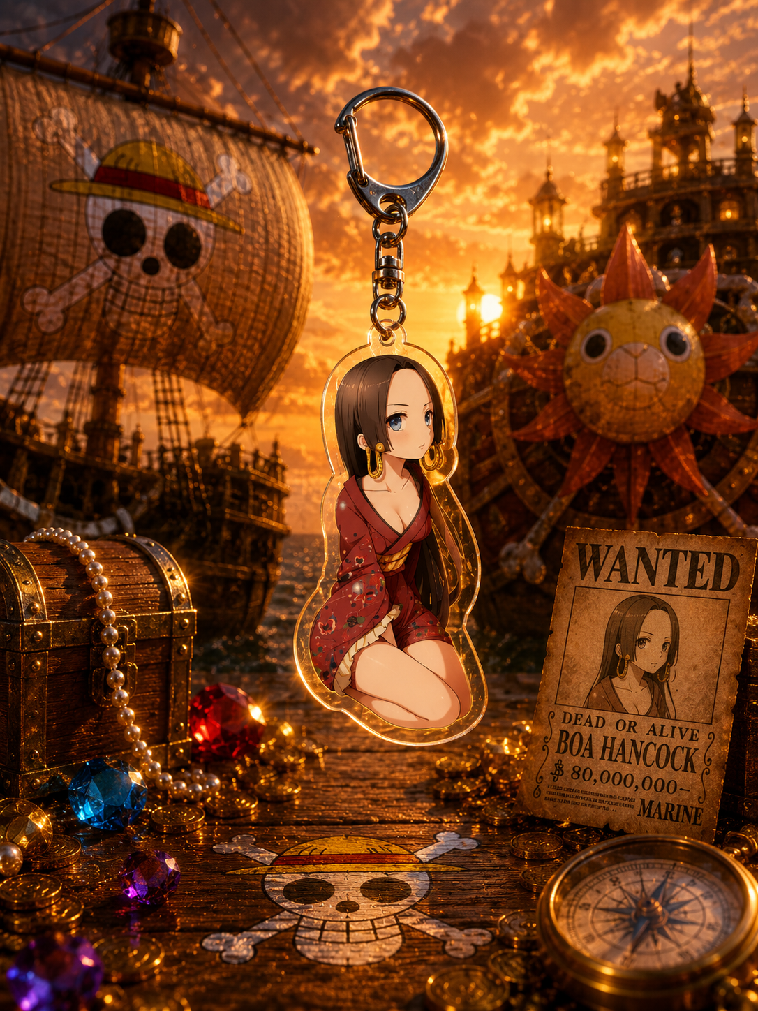 One Piece: Chibi Acrylic Keychains