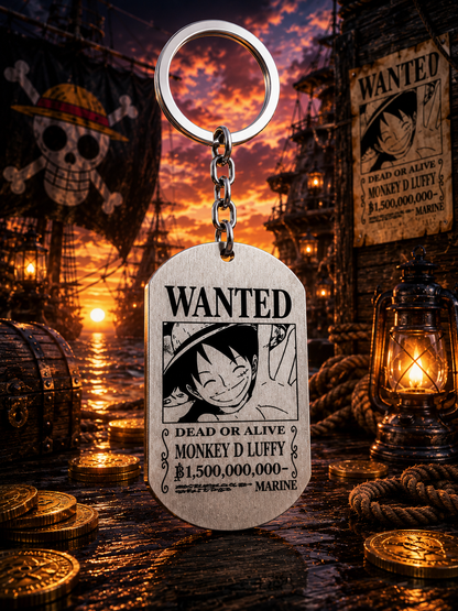 One Piece: Most Wanted Dog Tag Keychains