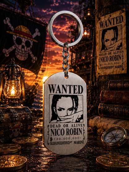 One Piece: Most Wanted Dog Tag Keychains