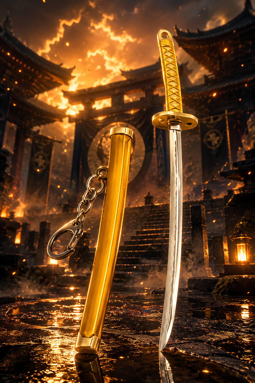 One Piece: Mini Katana Keychains