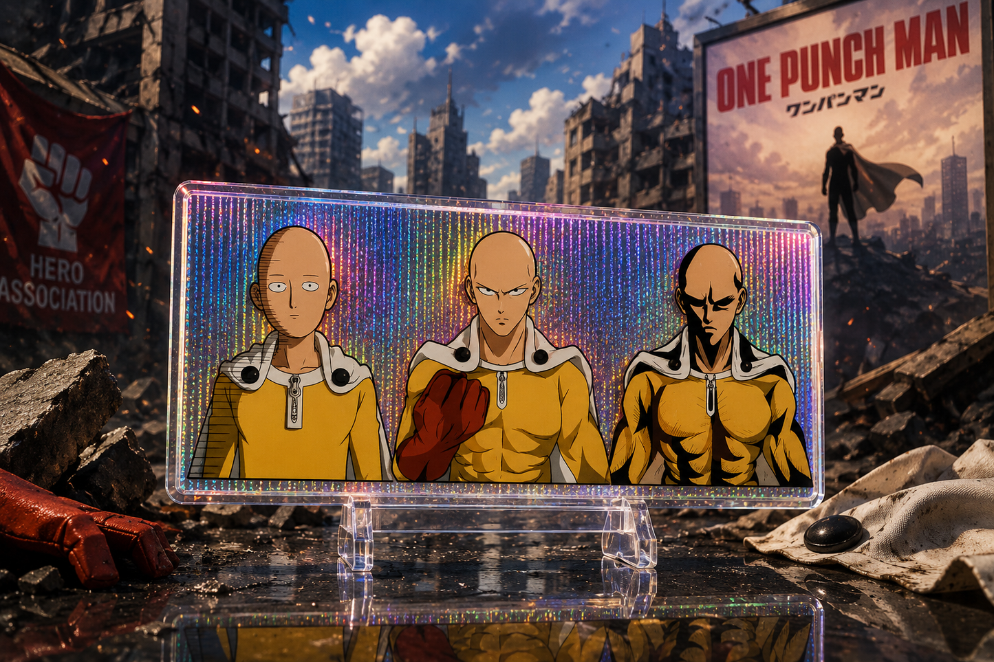 One Punch Man: Saitama 3D Sticker