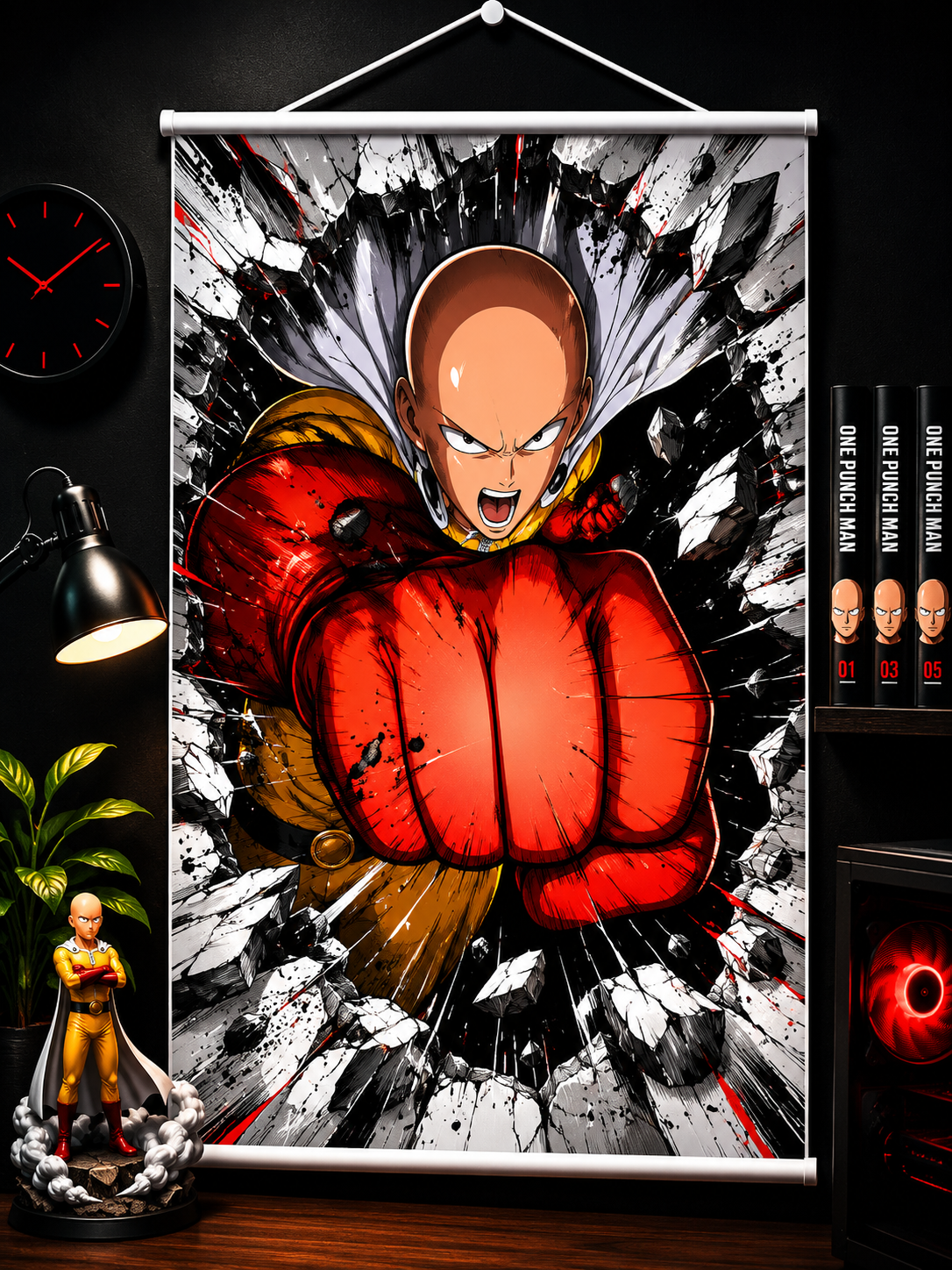 One Punch Man: Saitama Wall Scroll