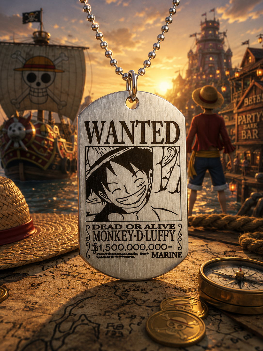 One Piece: Most Wanted Dog Tags