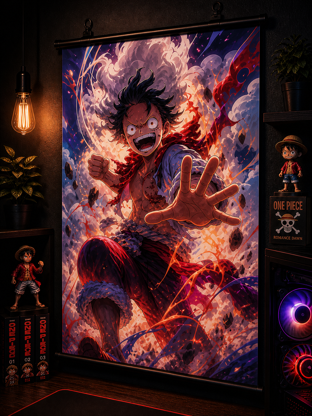 One Piece: Raging Haki Wall Scroll