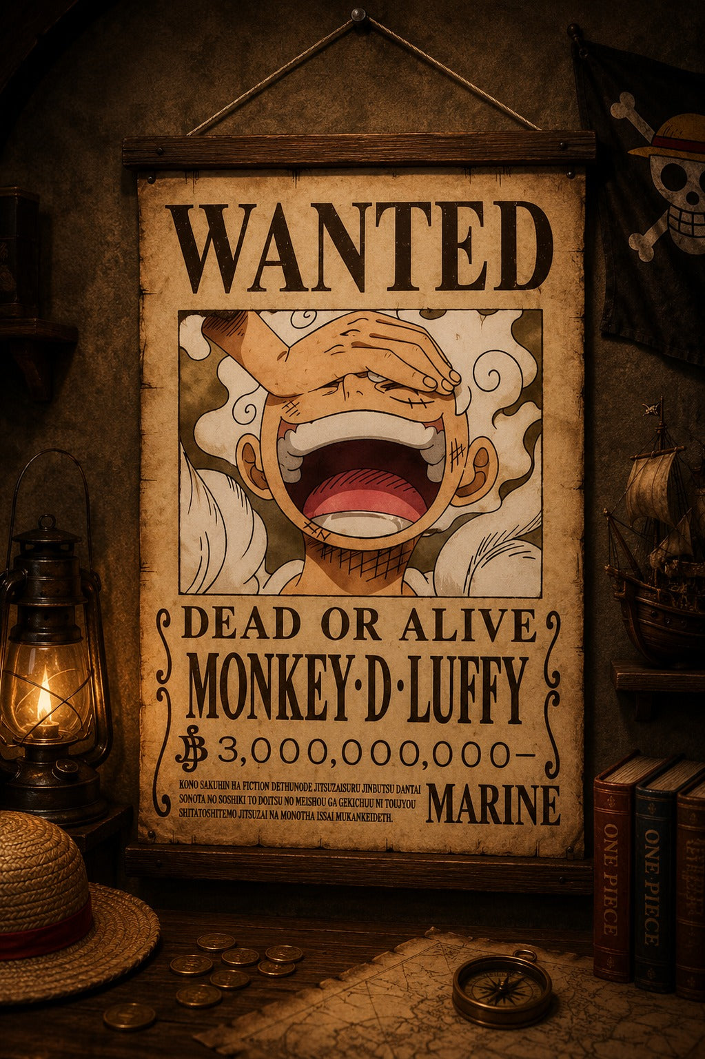 One Piece: Monkey D. Luffy Bounty Wall Scroll