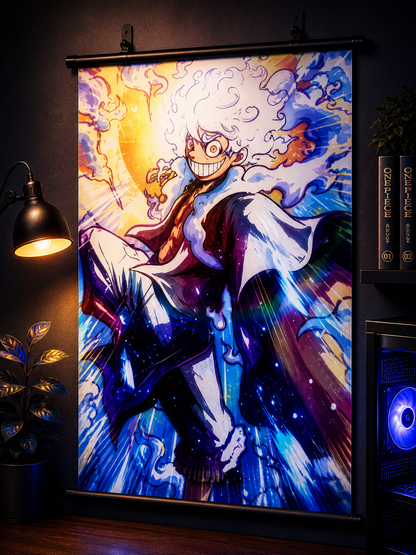 One Piece: Sun God Nika Wall Scroll