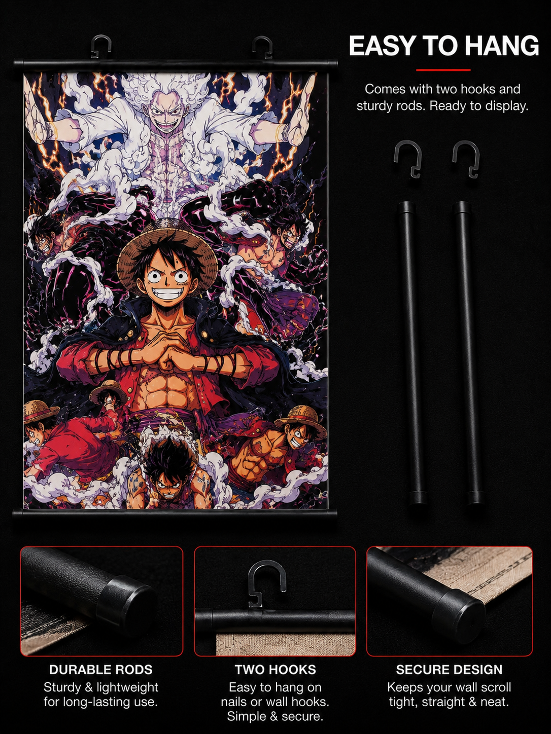 One Piece: Gear Evolution Wall Scroll